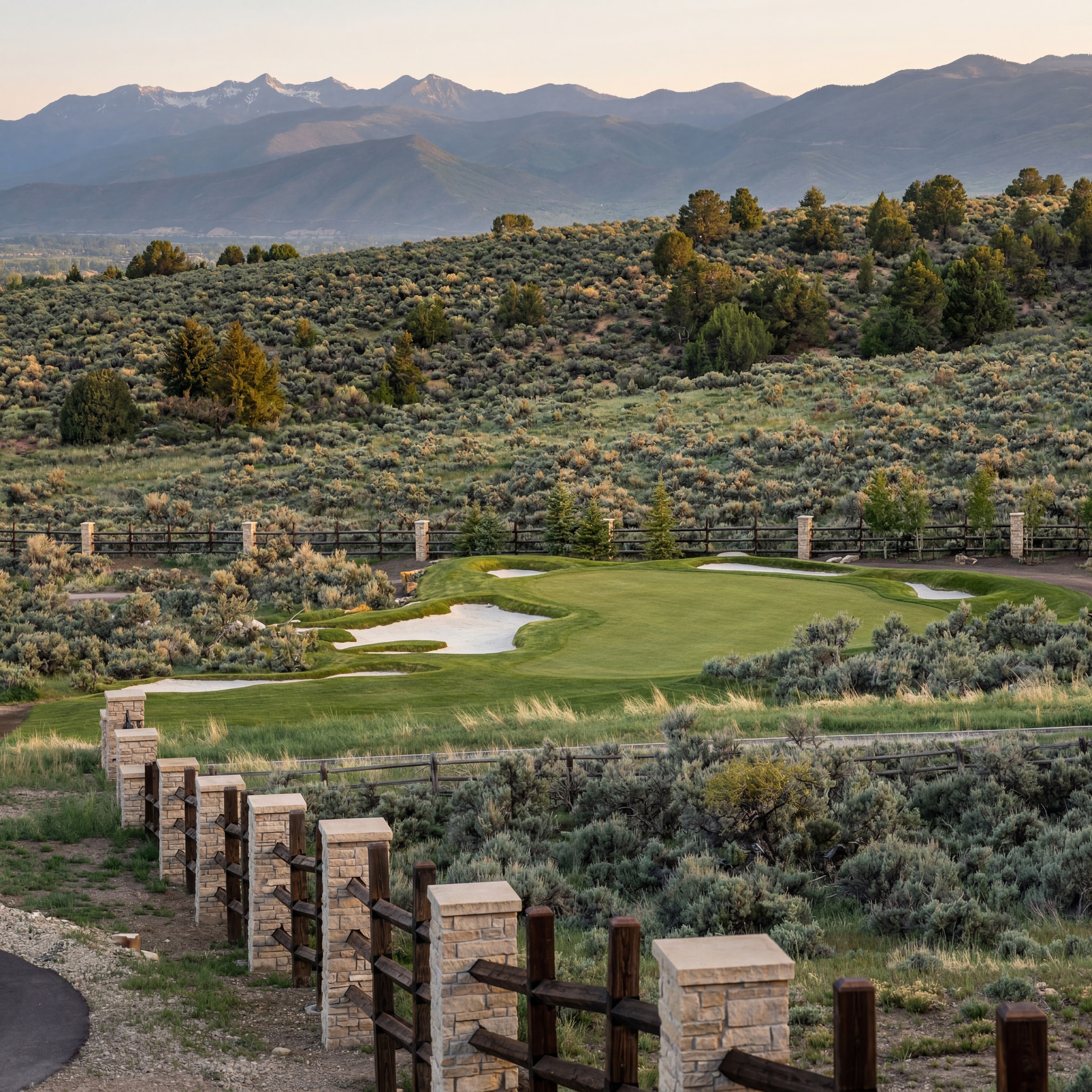 Three-Hole Private Golf Course